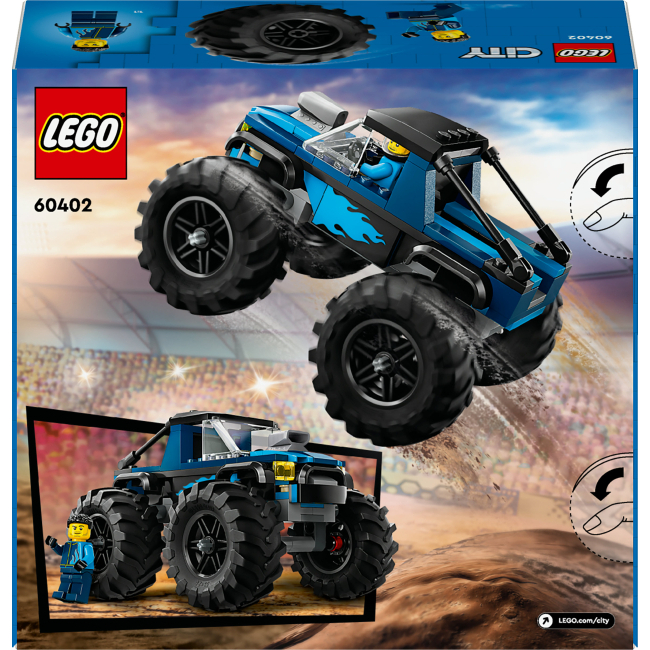 Конструктори LEGO - Конструктор LEGO City Синя вантажівка-монстр (60402)#3