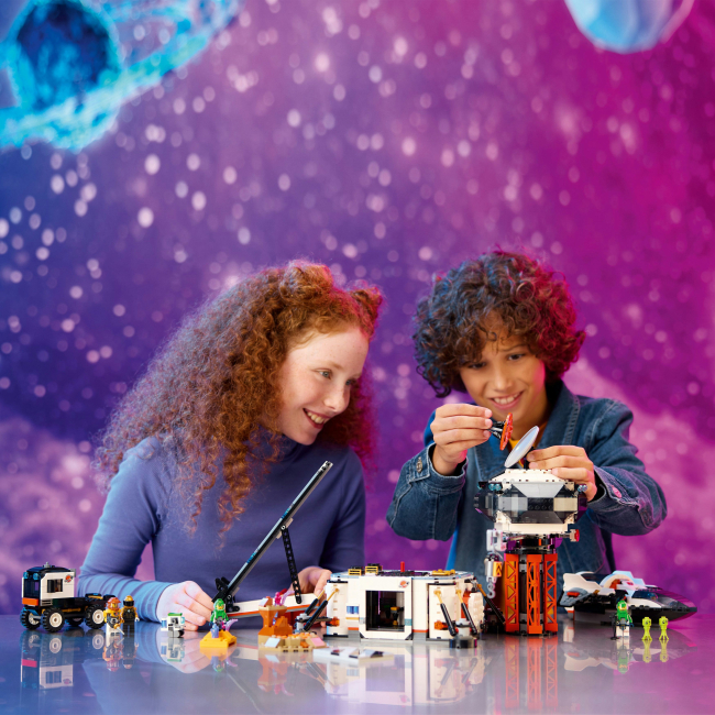 Конструктори LEGO - Конструктор LEGO City Космічна база й стартовий майданчик для ракети (60434)#4