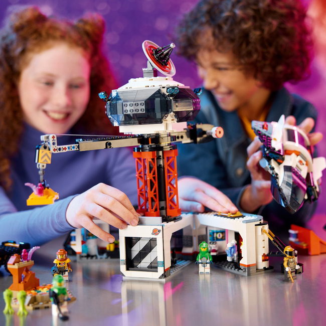 Конструктори LEGO - Конструктор LEGO City Космічна база й стартовий майданчик для ракети (60434)#6