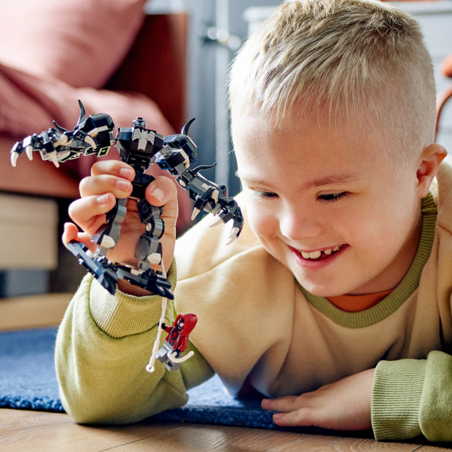 Конструктори LEGO - Конструктор LEGO Super Heroes Marvel Робот Венома vs. Майлз Моралез (76276)#5