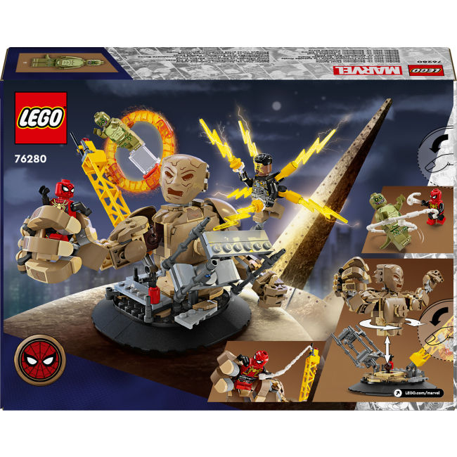 Конструктори LEGO - Конструктор LEGO Super Heroes Marvel Людина-Павук vs. Піщана людина: Вирішальна битва (76280)#3