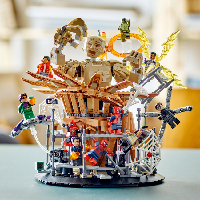 Конструктори LEGO - Конструктор LEGO Super Heroes Marvel Людина-Павук vs. Піщана людина: Вирішальна битва (76280)#4