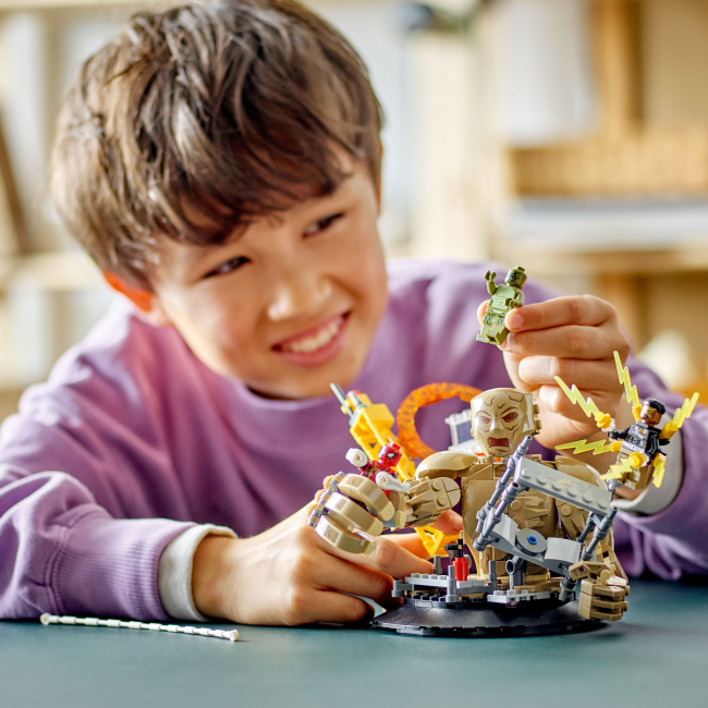 Конструктори LEGO - Конструктор LEGO Super Heroes Marvel Людина-Павук vs. Піщана людина: Вирішальна битва (76280)#5