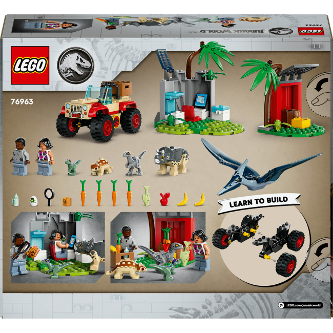 Конструктори LEGO - Конструктор LEGO Jurassic World Центр порятунку малюків динозаврів (76963)#3