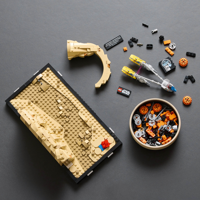 Конструктори LEGO - Конструктор LEGO Star Wars Діорама «Mos Espa Podrace» (75380)#5