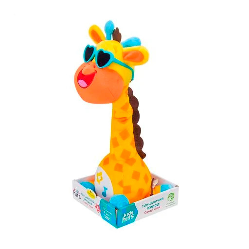 Розвивальні іграшки - ​Інтерактивна м'яка іграшка Kids Hits Dancing Giraffe Пауль (KH37-001)#2
