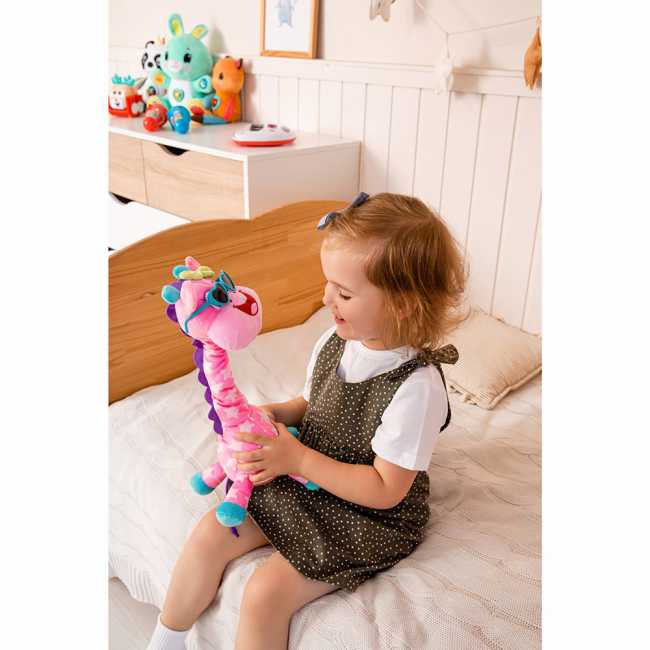 Розвивальні іграшки - Інтерактивна м'яка іграшка Kids Hits Dancing Giraffe Поллі (KH37-002)#5