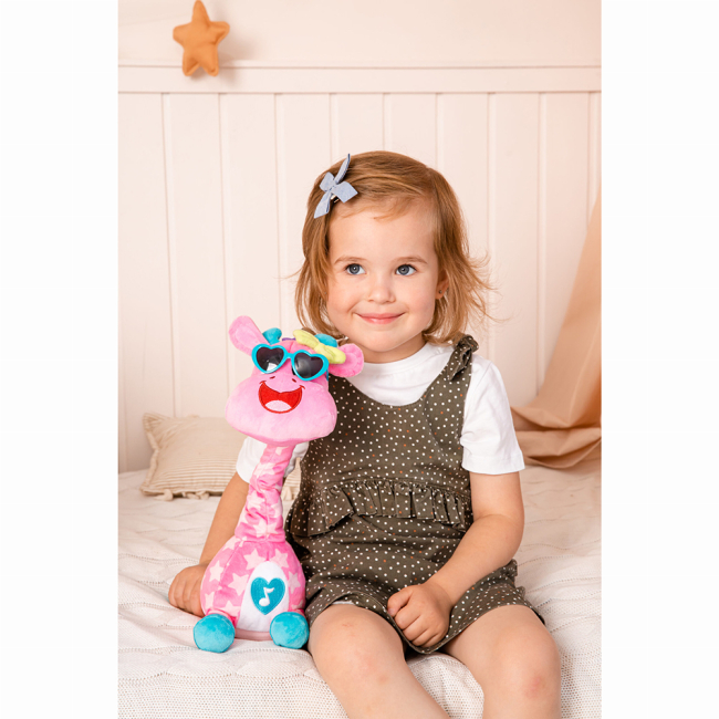 Розвивальні іграшки - Інтерактивна м'яка іграшка Kids Hits Dancing Giraffe Поллі (KH37-002)#6