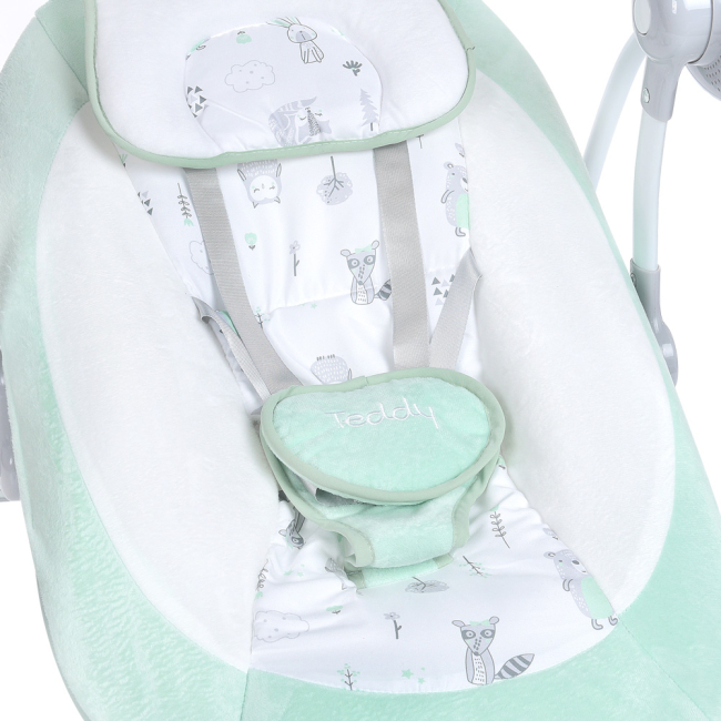 Кресла-качалки - Качели El Camino Teddy мятный (ME 1075 Mint Animals)#4