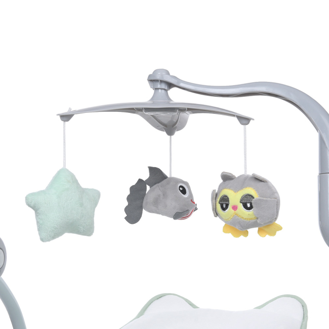 Кресла-качалки - Качели El Camino Teddy мятный (ME 1075 Mint Animals)#5