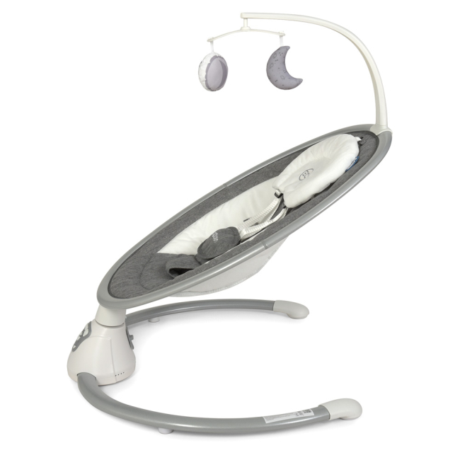 Кресла-качалки - Качели El Camino Cocoon серый (ME 1073 Gray Linen)#3