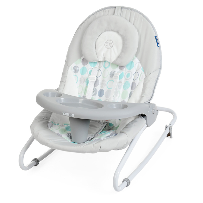 Кресла-качалки - Качели El Camino Sensa серо-мятный (ME 1028 Circles Mint)#2