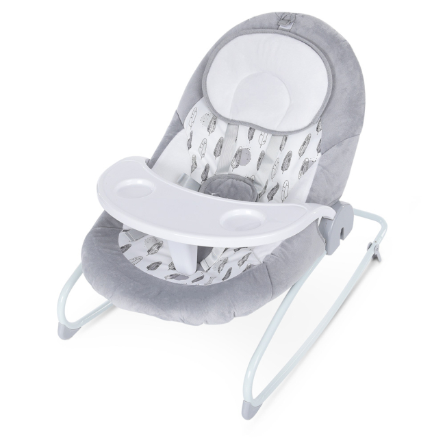 Крісла-качалки - Гойдалка El Camino Emma сірий (ME 1076 Soft Gray)#2