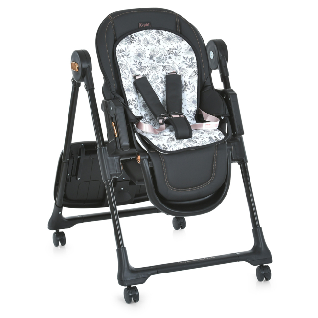 Товары по уходу - Стульчик для кормления El Camino чёрный (ME 1037-B Black Gold)#2