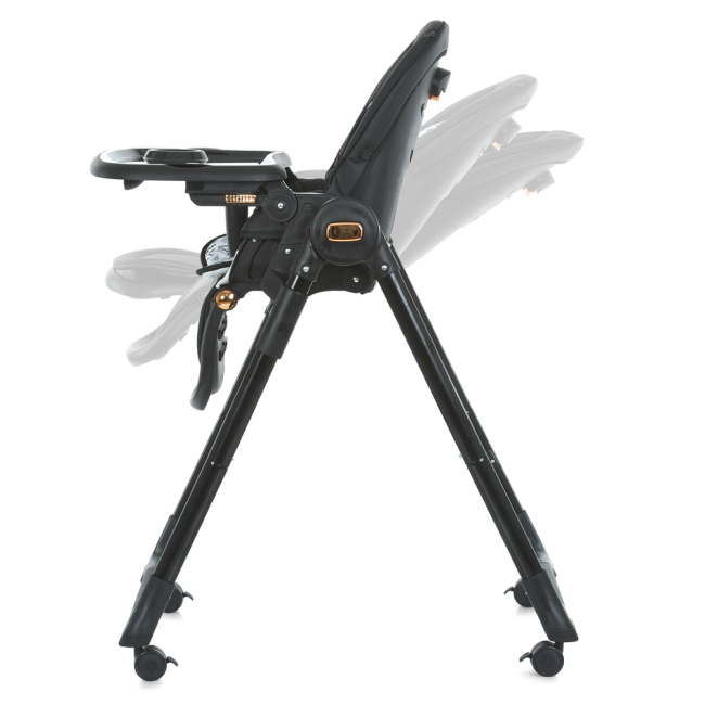 Товары по уходу - Стульчик для кормления El Camino чёрный (ME 1037-B Black Gold)#3