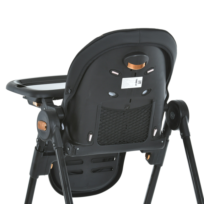 Товары по уходу - Стульчик для кормления El Camino чёрный (ME 1037-B Black Gold)#5