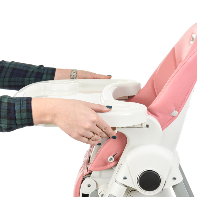 Товары по уходу - Стульчик для кормления El Camino розовый (ME 1038 Flamingo)#5