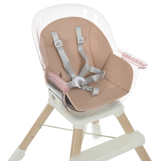 Товары по уходу - Стульчик для кормления El Camino розовый (ME 1104 Pink)#2