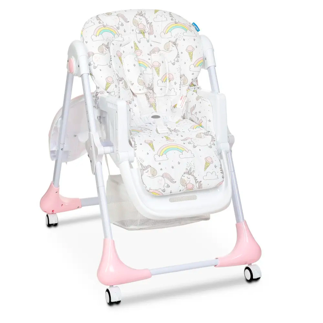 Товары по уходу - Стульчик для кормления Bambi Unicorn pink (M 3233 Unicorn Pink)#3