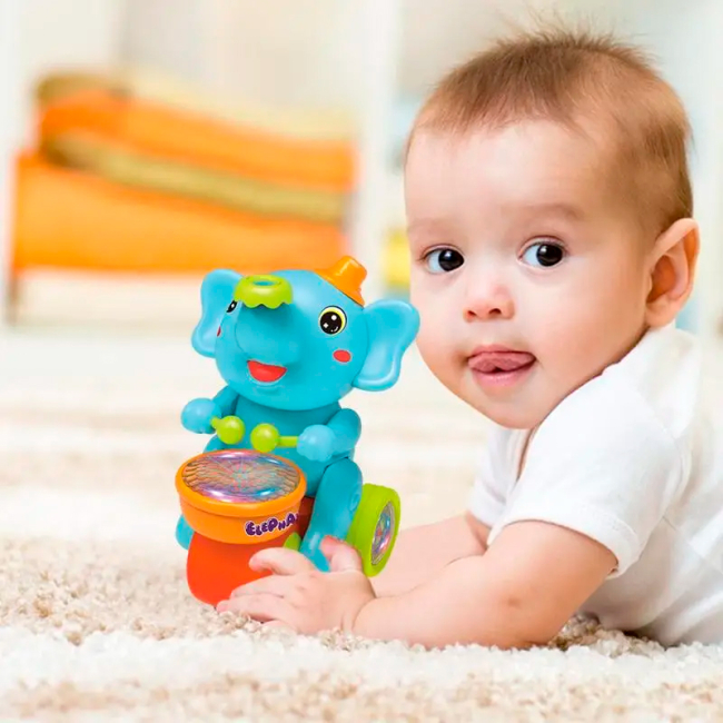 Развивающие игрушки - Музыкальная игрушка Shantou Jinxing Слоник в ассортименте (664B)#4