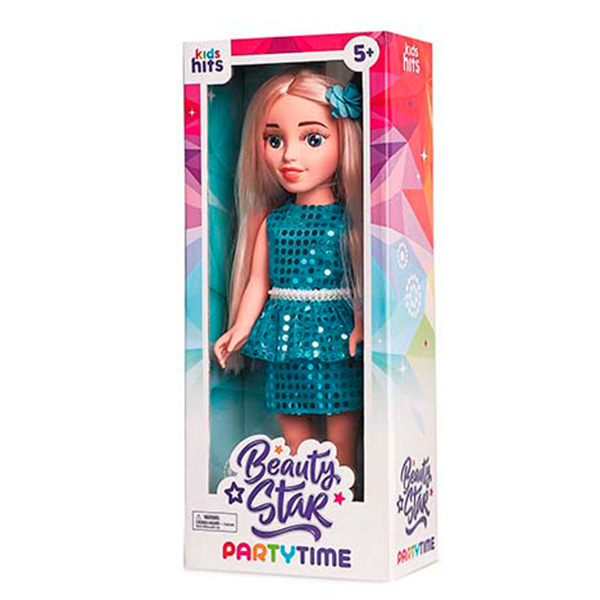 Куклы - Кукла Kids Hits Beauty star Party time в синем платье (KH40/001) #2