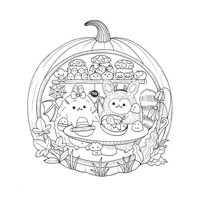 Товари для малювання - Розмальовка Жорж Майже мільйон монстриків (9786178287016)#3