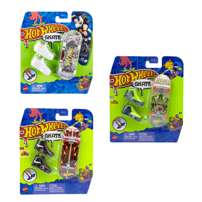 Антистресс игрушки - Скейт и обувь для пальчиков Hot Wheels Tony Hawk в ассортименте (HGT46)#5