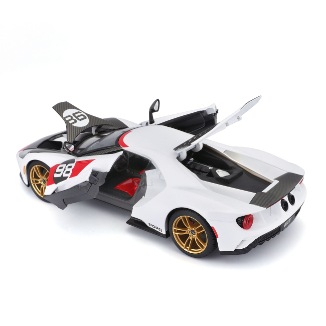 Автомоделі - Автомодель Maisto Ford GT Heritage білий (31390 white)#6