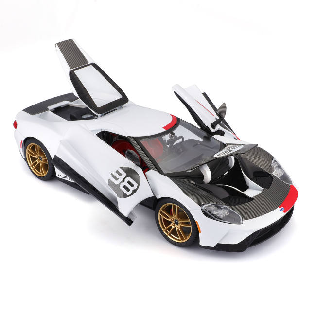 Автомоделі - Автомодель Maisto Ford GT Heritage білий (31390 white)#7