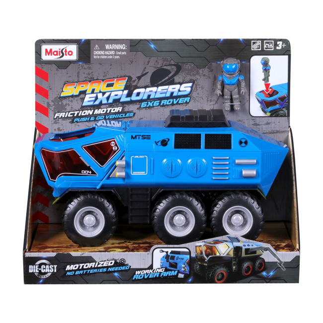 Фігурки чоловічків - Ігровий набір Maisto Space explorers Rover 6 x 6 блакитний (21252/1)#4