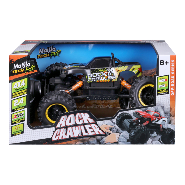 Радіокеровані моделі - Всюдихід Maisto Tech Rock Crawler чорний на радіокеруванні (82746 black)#6