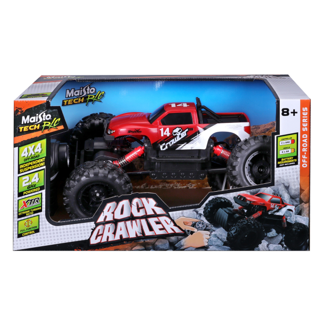 Радіокеровані моделі - Всюдихід Maisto Tech Rock Crawler червоний на радіокеруванні (82746 red)#6