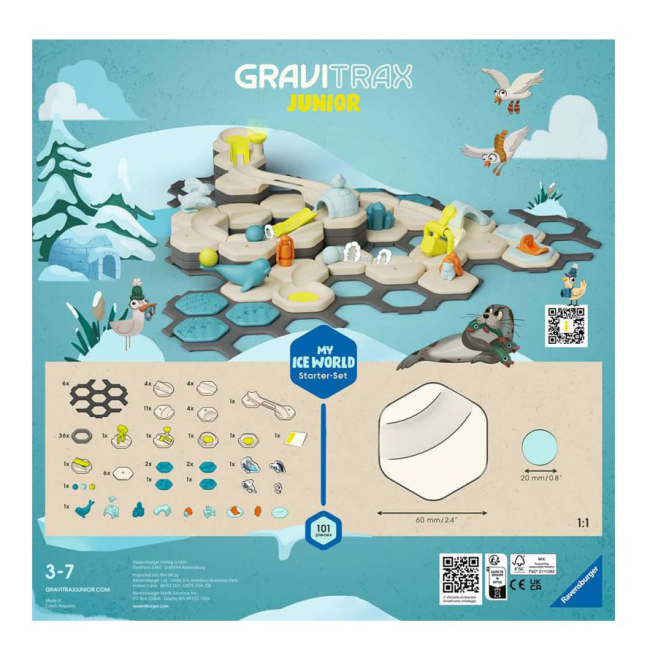 Конструкторы с уникальными деталями - Стартовый набор Ravensburger GraviTrax Junior Ice L (27060) #2