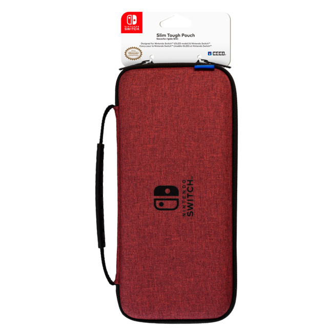 Меблі для геймерів - Захисний чохол HORI Slim Pouch червоний (NSW-812U)#6