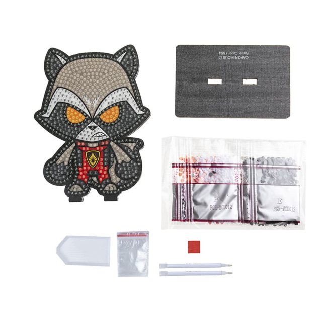 Мозаїка - Набір для творчості Crystal Art Єнот Ракета (CAFGR-MCU012)#2