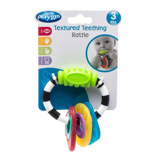 Погремушки, прорезыватели - Погремушка-прорезыватель Playgro Геометрические формы (4088565)#3