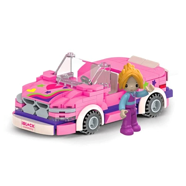 Конструкторы с уникальными деталями - Конструктор IBLOCK Junior Kids hits Большое путешествие Кабриолет (KH08/002/1)#2