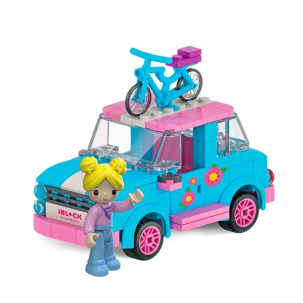 Конструктори з унікальними деталями - Конструктор IBLOCK Junior Kids hits Міський автомобіль (KH08/002/4)#2