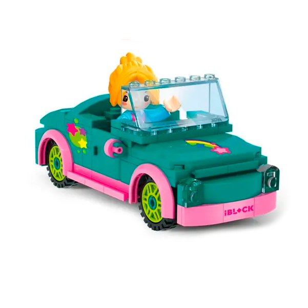 Конструктори з унікальними деталями - Конструктор IBLOCK Junior Kids hits Кабріолет (KH08/012/02)#2