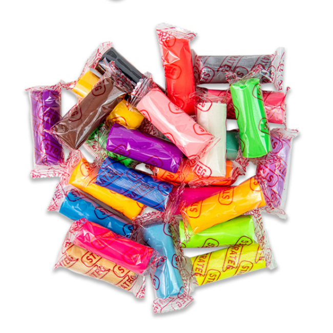 Наборы для лепки - Набор для творчества Strateg Мистер тесто 25 штук в ведре в ассортименте (41004)#2