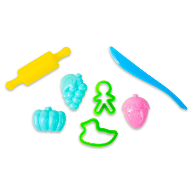 Наборы для лепки - Набор для творчества Strateg Мистер тесто 13 штук в ведре в ассортименте (41005)#3