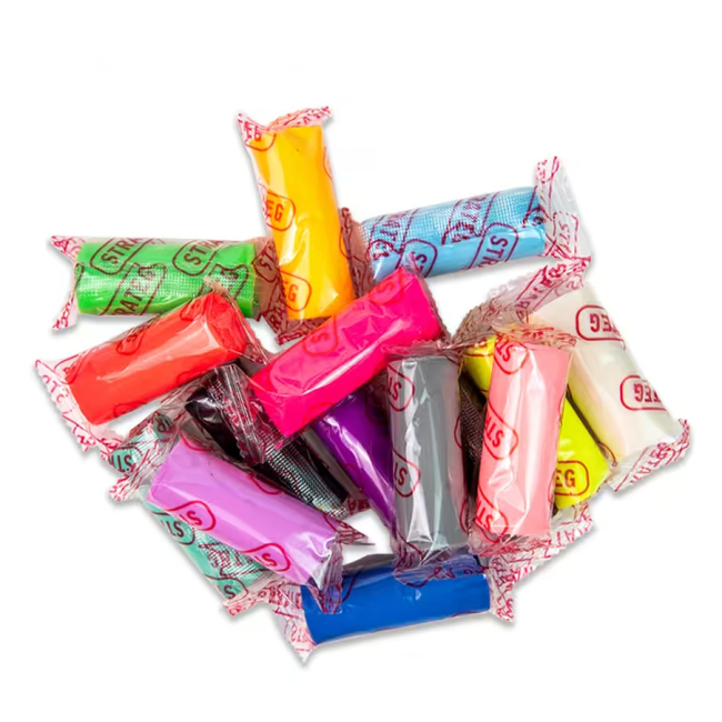 Набори для ліплення - Набір для творчості Strateg Містер тісто 15 штук у корзинці в асортименті (41006)#2