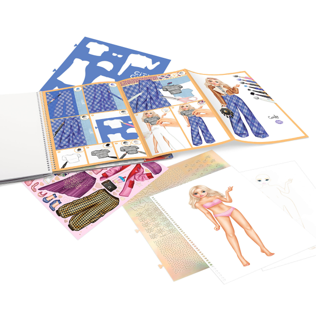 Набори для творчості - Альбом для розфарбовування Top Model Дизайнер (0412725)#4