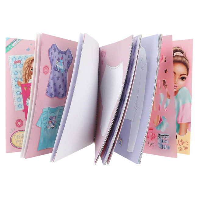 Набори для творчості - Альбом для розфарбовування Top Model Футболки (0412769)#2