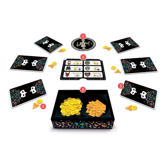 Настільні ігри - Настільна гра Lord of Boards Маскарад 2nd edition (LOB2307UA)#2