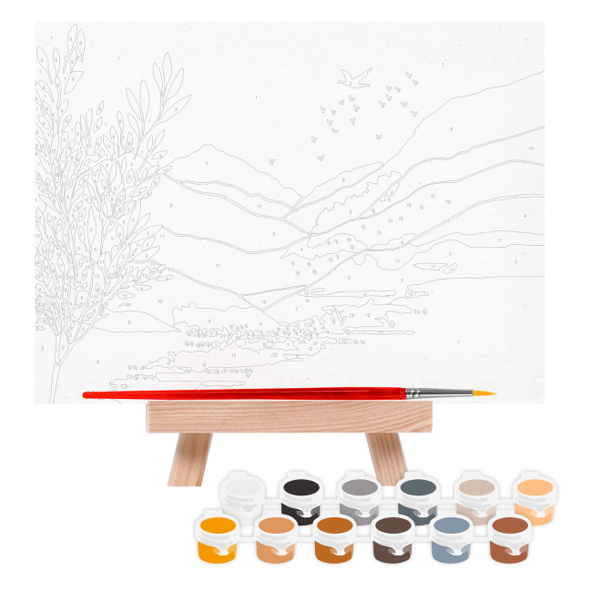 Товари для малювання - Картина за номерами Rosa Start Загадковий пейзаж 15 х 20 см (N00013938)#2