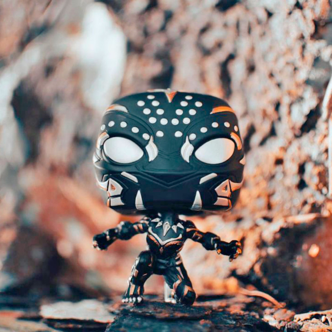 Фігурки персонажів - Фігурка Funko Pop Avengers Чорна пантера: Ваканда назавжди Чорна пантера (66718)#3
