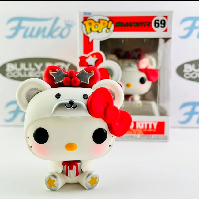 Фигурки персонажей - Фигурка Funko Pop Hello Kitty Китти в костюме медведя (72075)#3