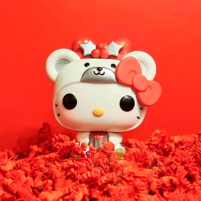 Фигурки персонажей - Фигурка Funko Pop Hello Kitty Китти в костюме медведя (72075)#4