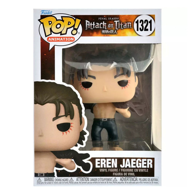 Фигурки персонажей - Фигурка Funko Pop Attack on Titan Эрен Йегер (67926)#3